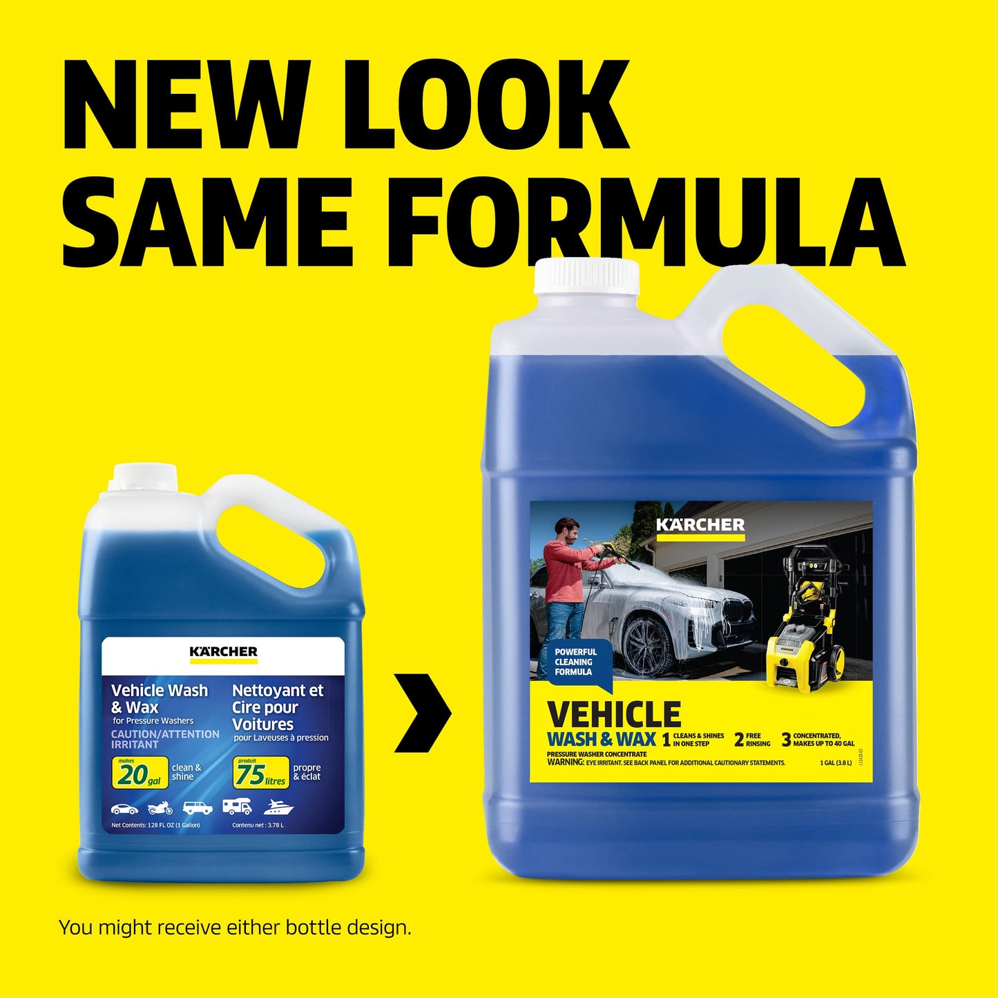 Karcher Car Wash & Wax Soap for Pressure Washers, 1 Gallon 🍁 All In One Marketplace Canada