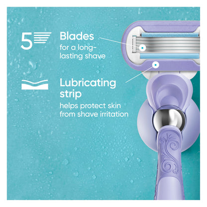 Gillette Venus Extra Smooth Contour Women’s Razor Blades, 5-Bladed Razor Refills, 1 Pack (Count of 6) - Available at All In One Marketplace Canada