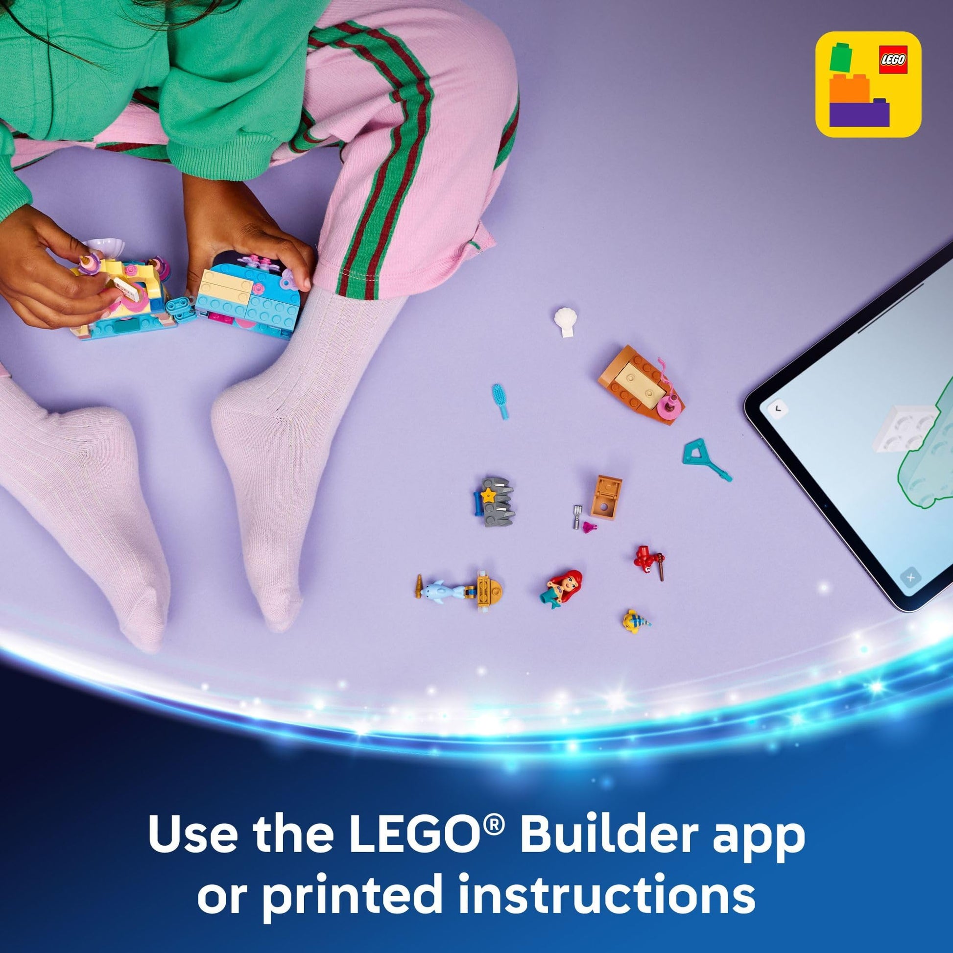 LEGO Disney Princess Ariel's Magical Mini Palace Building Toy - Little Mermaid Toys & Playset for Girls & Boys, Ages 5+ - Disney Gifts for Kids - 43285 LEGO