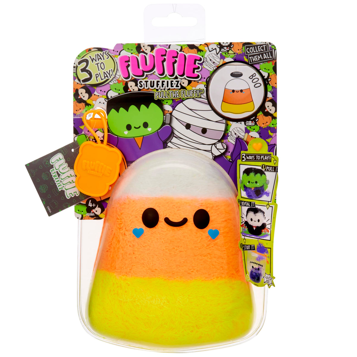 Petite peluche Fluffie Stuffiez - Halloween Candy Corn
