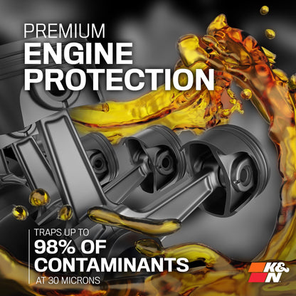 K&N HP-1004 Performance Wrench-Off Oil Filter