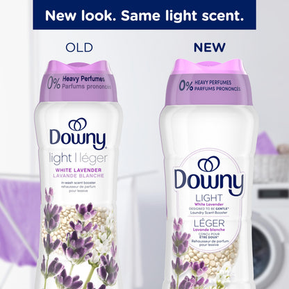 Downy Light Laundry Scent Booster Beads for Washer, White Lavender, with No Heavy Perfumes, 680 g - Available at All In One Marketplace Canada