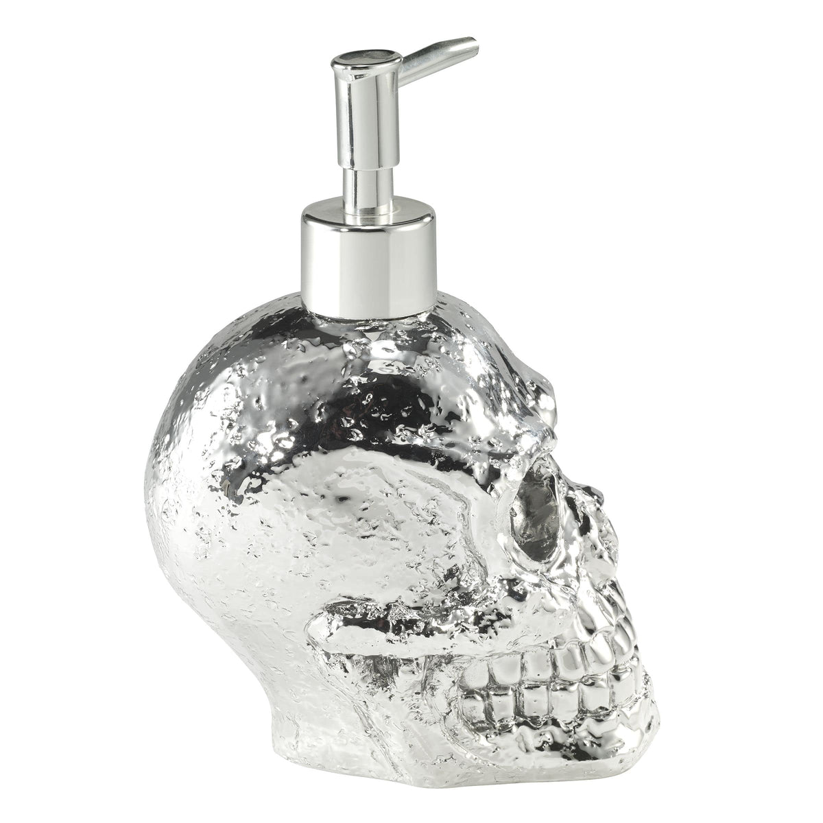 Avanti Linens - Distributeur de savon/lotion, essentiel pour salle de bain d'invités, décoration de salle de bain motif tête de mort (collection Halloween)