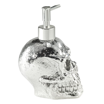 Avanti Linens - Distributeur de savon/lotion, essentiel pour salle de bain d'invités, décoration de salle de bain motif tête de mort (collection Halloween)