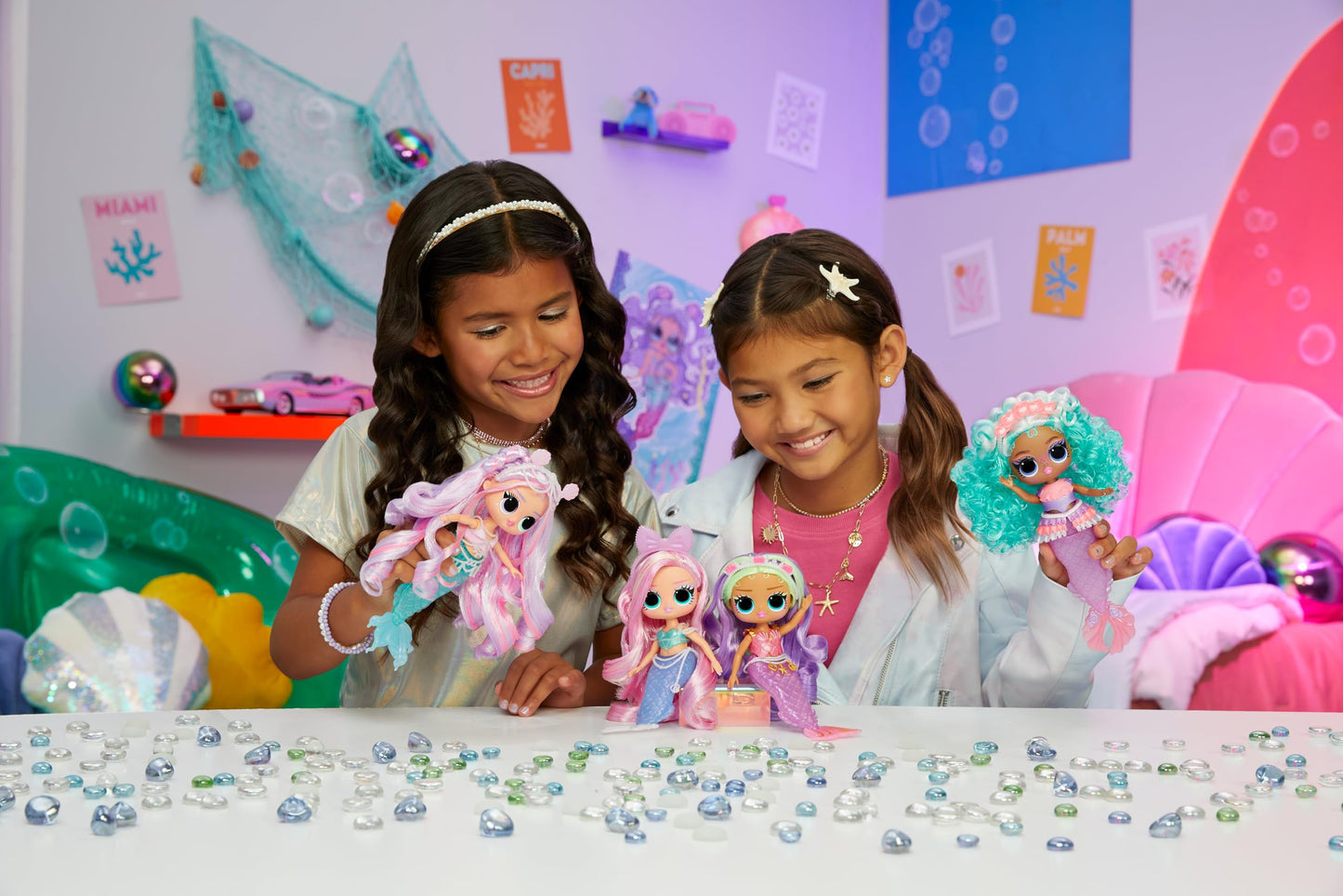LOL Surprise Tweens Mermaid Lola Waves Fashion Doll with Color Changing Tail, Movable Fin, and Beautiful Accessories – Toy Gift for Kids Ages 4+ L.O.L. Surprise!