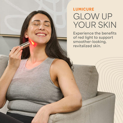 Lifepro LumiCure Red Light Therapy Device for Body & Face – Handheld Infrared Therapy Torch with Wavelengths 420nm, 630nm, 660nm, 850nm & 900nm – Portable Pocket-Size LED & NIR Device for Wellness