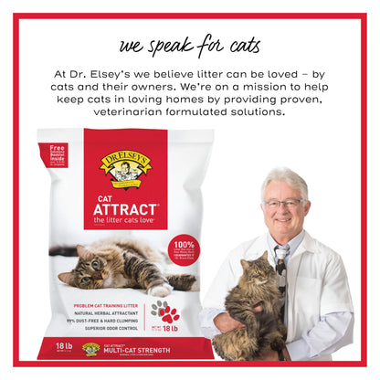 Dr. Elsey's® Cat Attract® Clumping Clay Cat Litter 18-lb. Bag 🍁 All In One Marketplace Canada