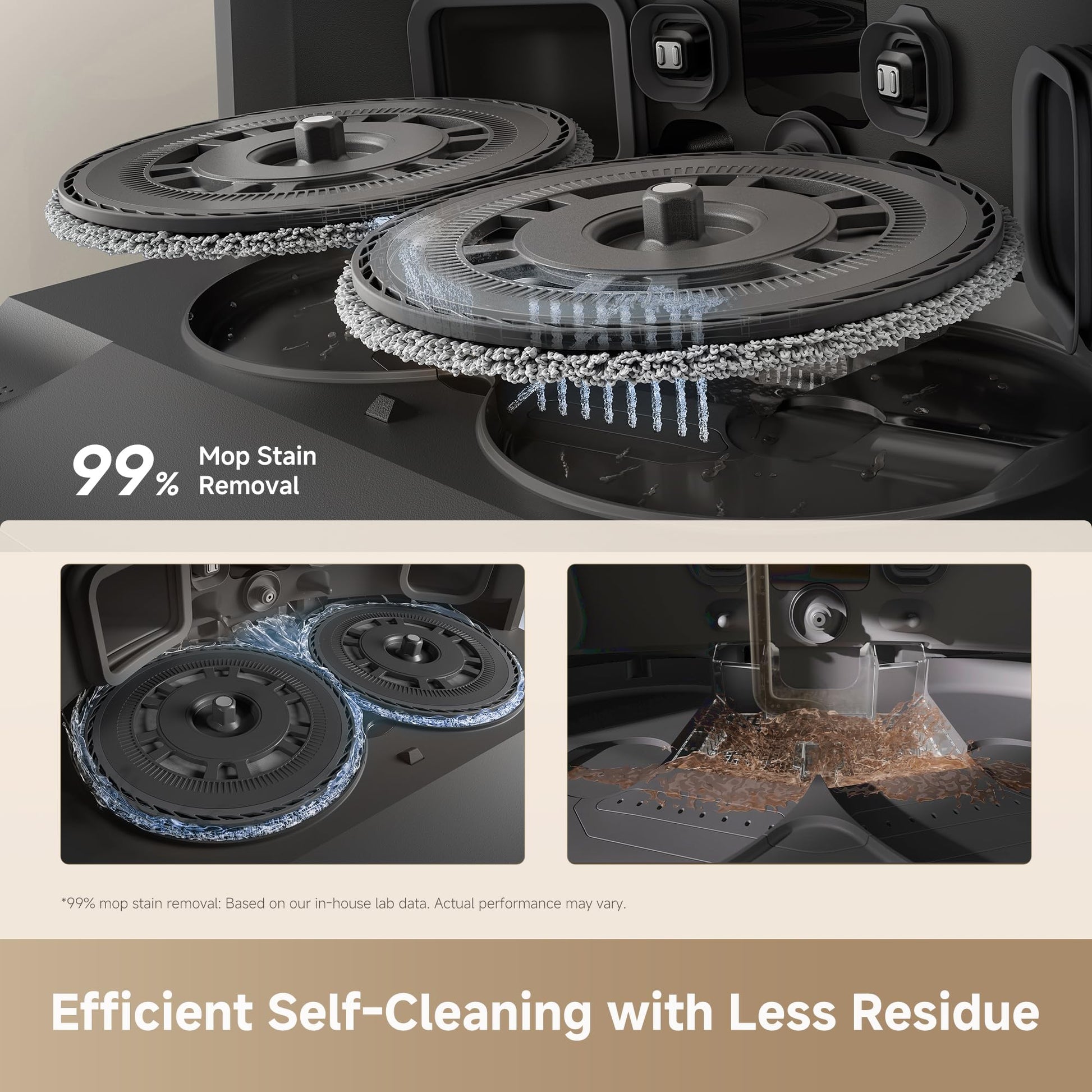 DREAME L40 Ultra Gen 2 Robot Vacuum and Mop with 25,000Pa Suction, Extendable Side Brush and Mop, All-in-One Self-Emptying & Cleaning Dock, Voice & App Control, Black - Available at All In One Marketplace Canada
