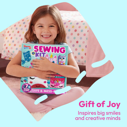 Klever Kits 7 Sewing Projects- My First Felt Sewing Kit- Easy DIY Wildlife Artworks of Unicorn Pillow and Mermaid Card Holder, Christmas Birthday Gifts for Girl, Crafts for Kids 4 5 6 7 8 🍁 All In One Marketplace Canada