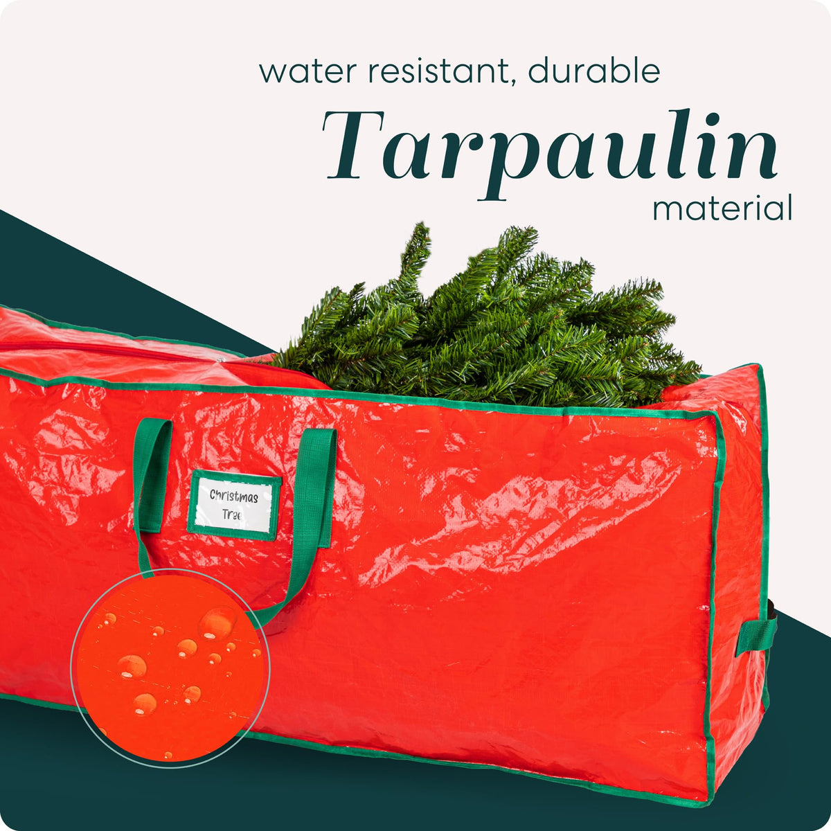 Handy Laundry Christmas Tree Storage Bag – 9 Ft, Heavy Duty, Red 🍁 All In One Marketplace Canada