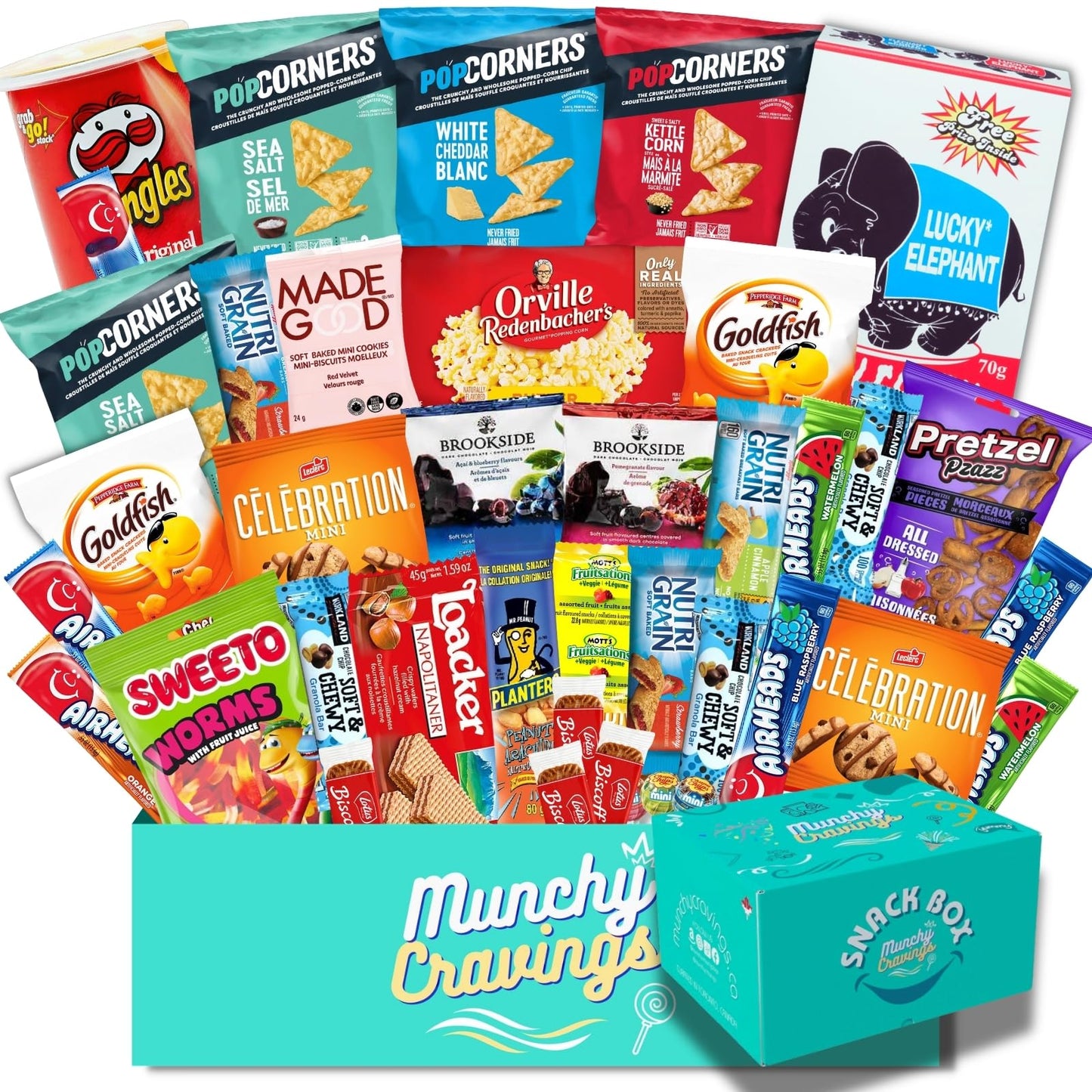 Rise The Snack Bag Variety Pack (40 Count) – Assorted Chips, Cookies & Bars for Gifting