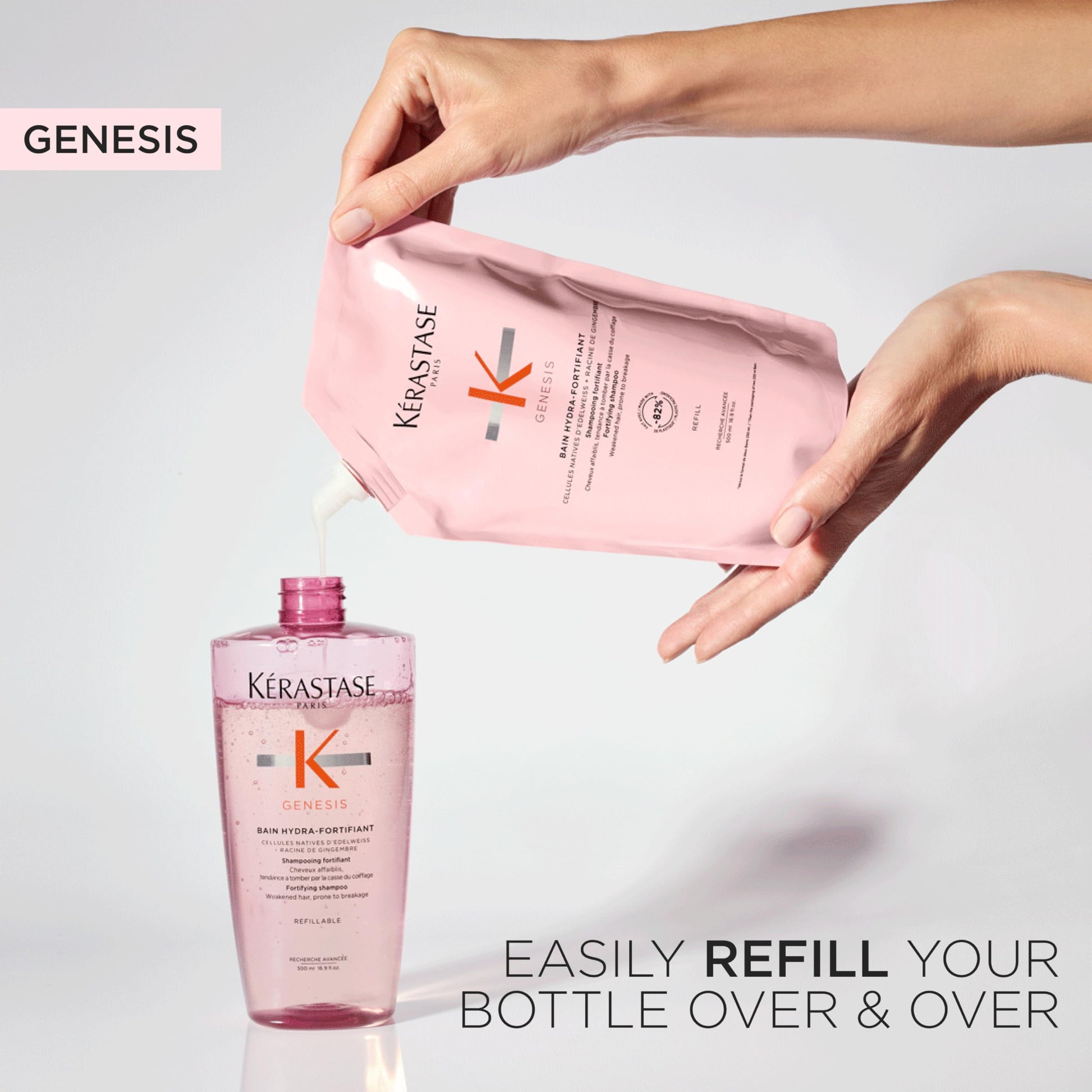Kérastase Genesis Bain Hydra-Fortifiant Shampoo for Weak Hair, 500 mL KÉRASTASE