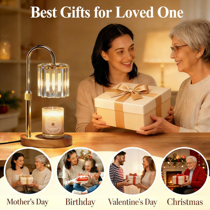 Lukasa Candle Warmer Lamp with Timer and Dimmer, Adjustable Height Candle Warmer for Candle, Birthday Gifts for Women Men, for Mom, Christmas Decor Home Room Decor 🍁 All In One Marketplace Canada