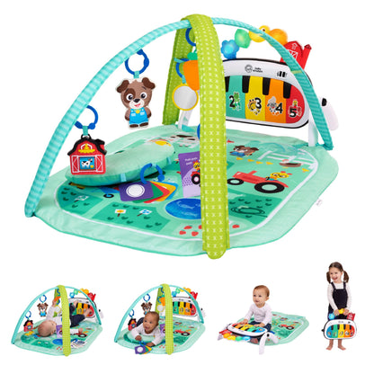 Baby Einstein Farm Explorers 4-in-1 Kickin’ Tunes Musical Meadow Music & Language Discovery Gym, Ages 0 Months and Up 🍁 All In One Marketplace Canada