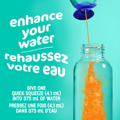 Mio Hydrate Orange Electrolyte Water Enhancer, 48 mL Bottle (12-Pack)