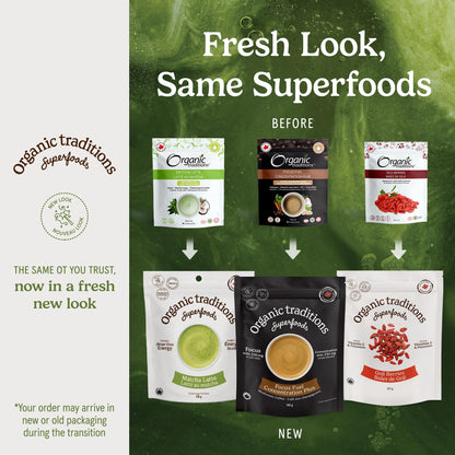 Organic Traditions Superfood Chocolate Latte Powder, Instant Blend, 5.3oz 🍁 All In One Marketplace Canada