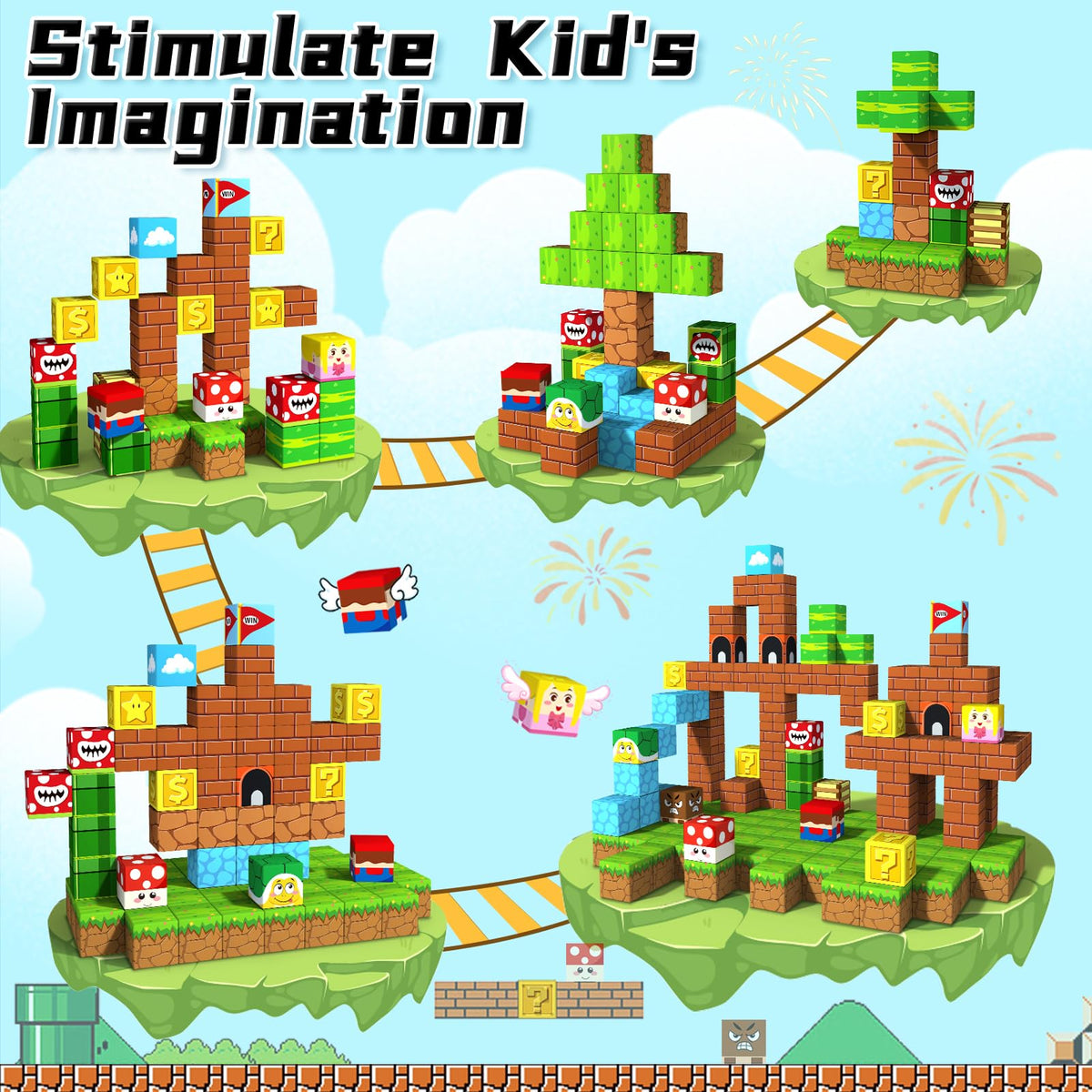 KAEILORU Magnetic Blocks Building Cubes Toys for 3+ Year Old Boys Girls 🍁 All In One Marketplace Canada