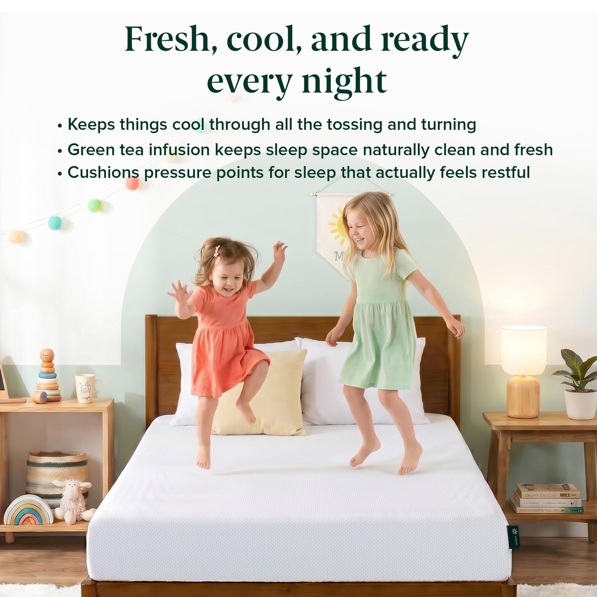 Zinus Twin Mattress - 6 Inch Green Tea Cooling Gel Memory Foam Mattress, Pressure Relief, for Cool Sleep, CertiPUR-US Certified Foam, Mattress in a Box, 10-Year Warranty, Twin Size