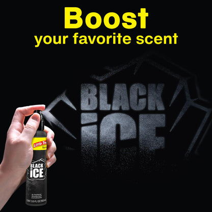 LITTLE TREES Car Air Freshener. SPRAY Provides a Long-Lasting Scent for Auto or Home. On-the-go Freshness. Black Ice, 6 Air Fresheners 🍁 All In One Marketplace Canada
