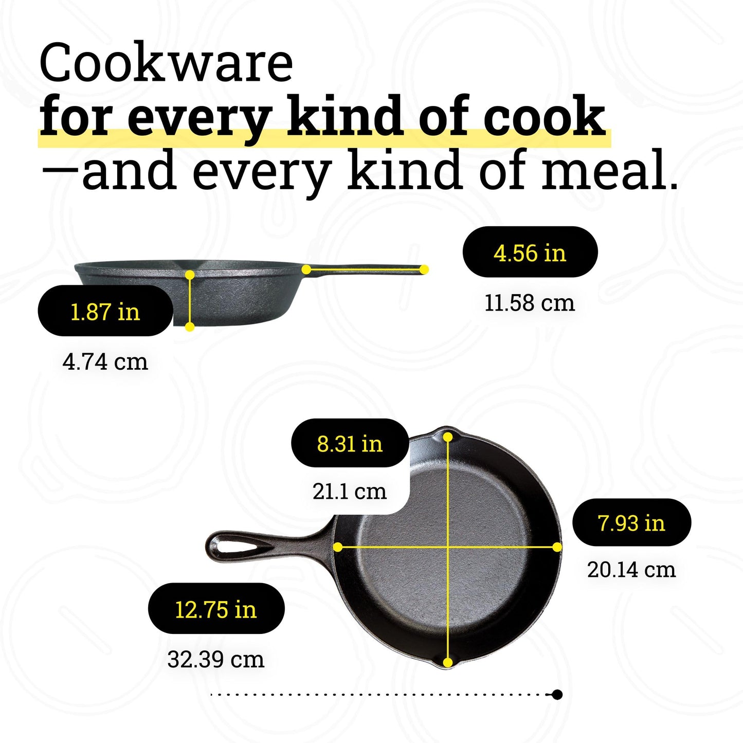 Lodge 8-Inch Pre-Seasoned Cast-Iron Skillet 🍁 All In One Marketplace Canada