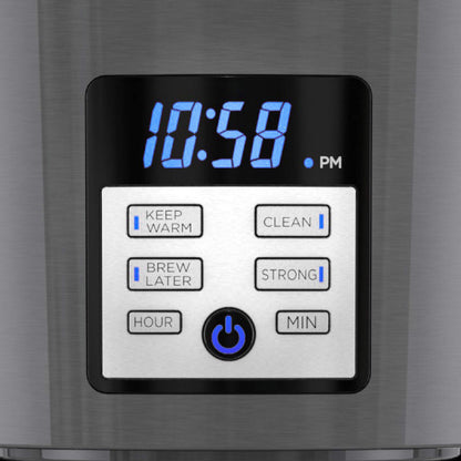 Black+Decker 12 Cup Programmable Coffee Maker in Black Stainless Steel, CM1331BSC BLACK+DECKER