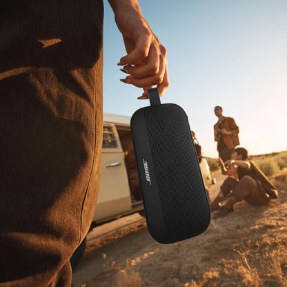 Bose SoundLink Flex Bluetooth Speaker (2nd Gen) - Portable Outdoor Speaker with Hi-Fi Audio, Waterproof and Dustproof, USB-C, Up to 12 Hours Battery Life, Black 🍁 All In One Marketplace Canada