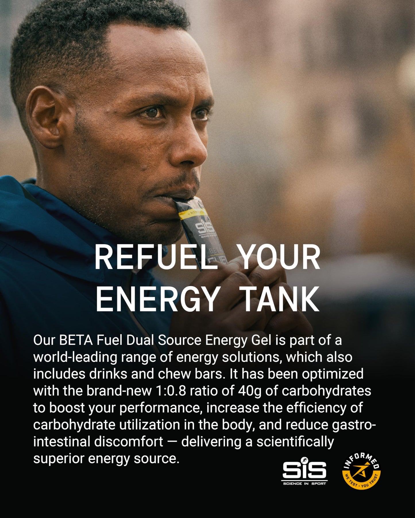 Science in Sport Beta Fuel Gel | Easily Digestible & Quick Carbohydrates, Dual Source Energy Gel | 40g Carbs for Energy | Vegan, Gluten Free, Dairy Free, Nut Free | 60 mL (Orange) 🍁 All In One Marketplace Canada