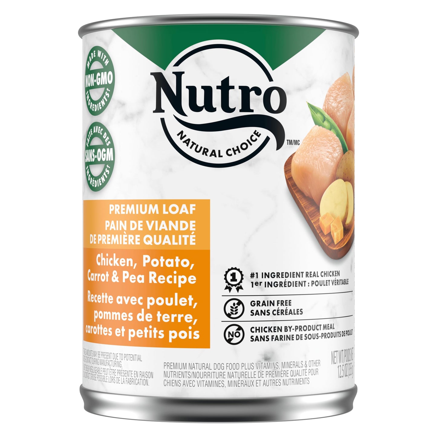 Nutro Natural Choice Adult Wet Dog Food, Chicken Flavour, 355g Nutro