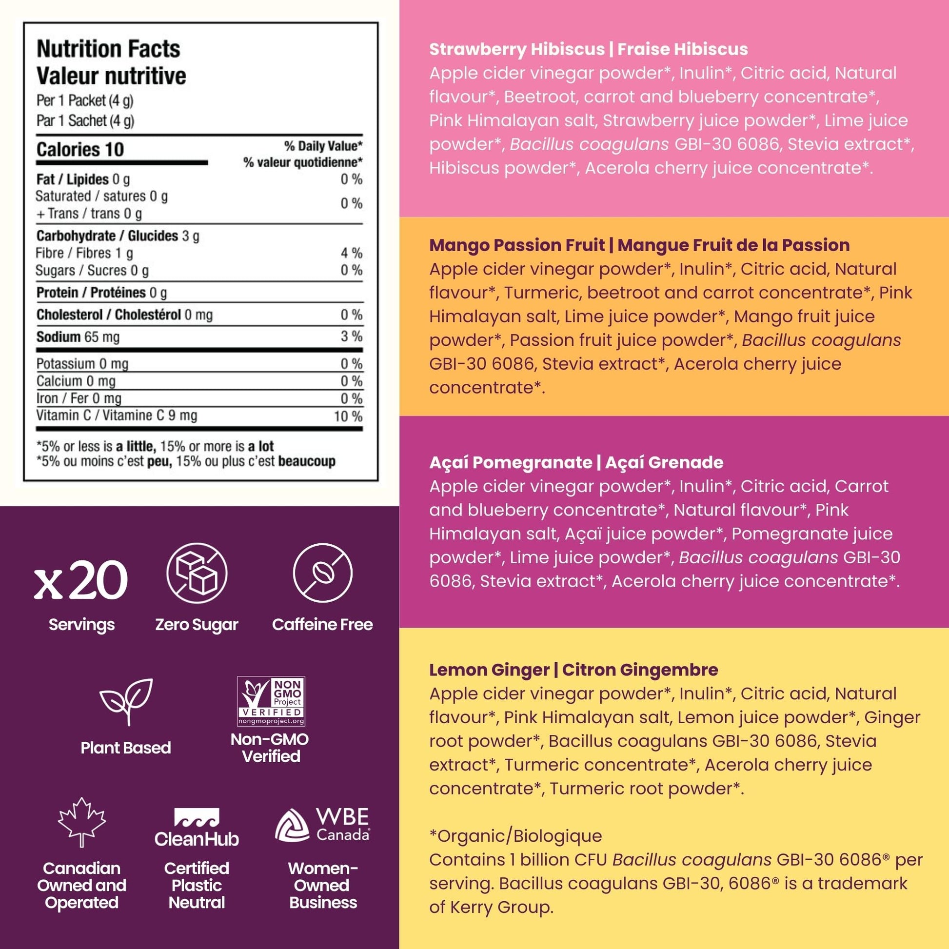 Blume SuperBelly Gut Health & Hydration Drink Mix – 20 Packets, Sugar-Free, Probiotics & Electrolytes