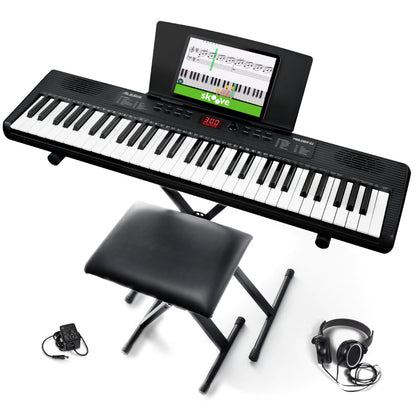 Alesis Melody 61 MK4 61-Key Piano Keyboard Bundle