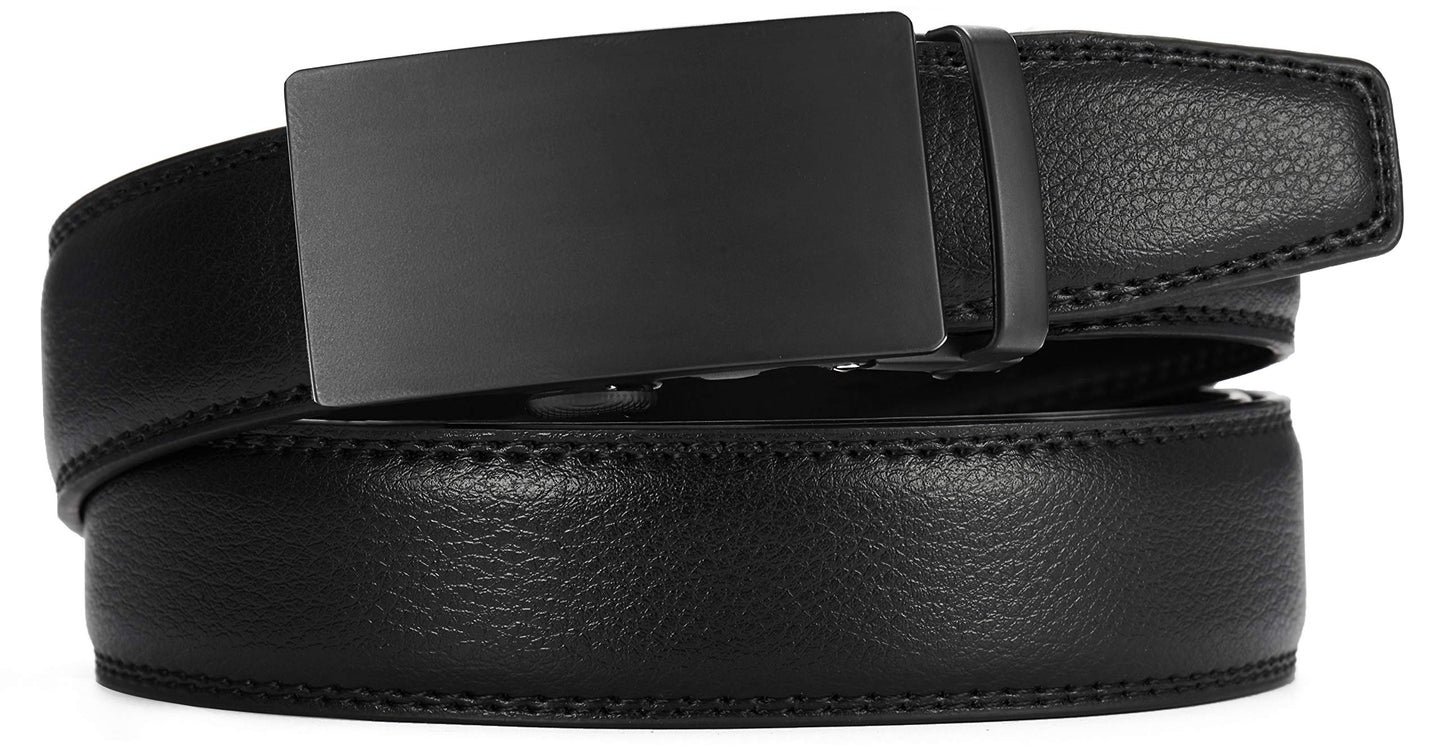 CHAOREN Mens Belt Leather Belts for Men Ratchet Belt, Customizable Fit (35mm)
