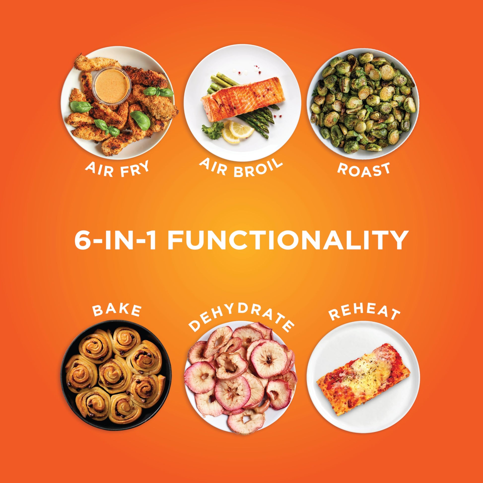 Ninja Foodi 6-in-1 8-qt. (7.6L) 2-Basket Air Fryer DualZone Technology, Match Cook & Smart Finish to Roast, Broil, Dehydrate & More for Quick, Easy Meals, Slate Grey (DZ201C) Canadian Version