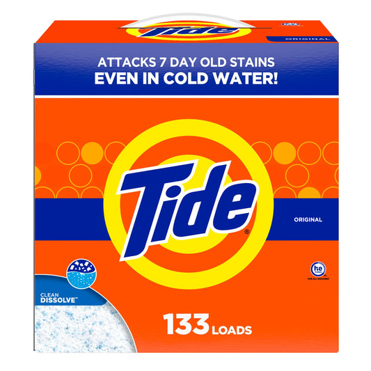 Tide Powder Laundry Detergent, Original Scent, 133 Loads, 4.2 kg - Available at All In One Marketplace Canada