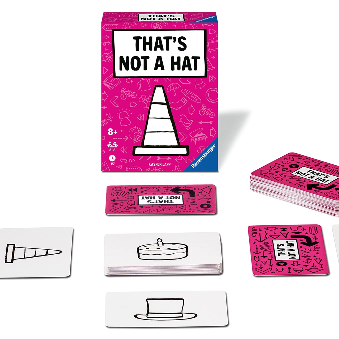 Ravensburger That's Not A Hat - Fun Bluffing & Memory Party Game for All Ages Components | Ideal for Family Gatherings | Great Replay Value | FSC-Certified Materials Ravensburger