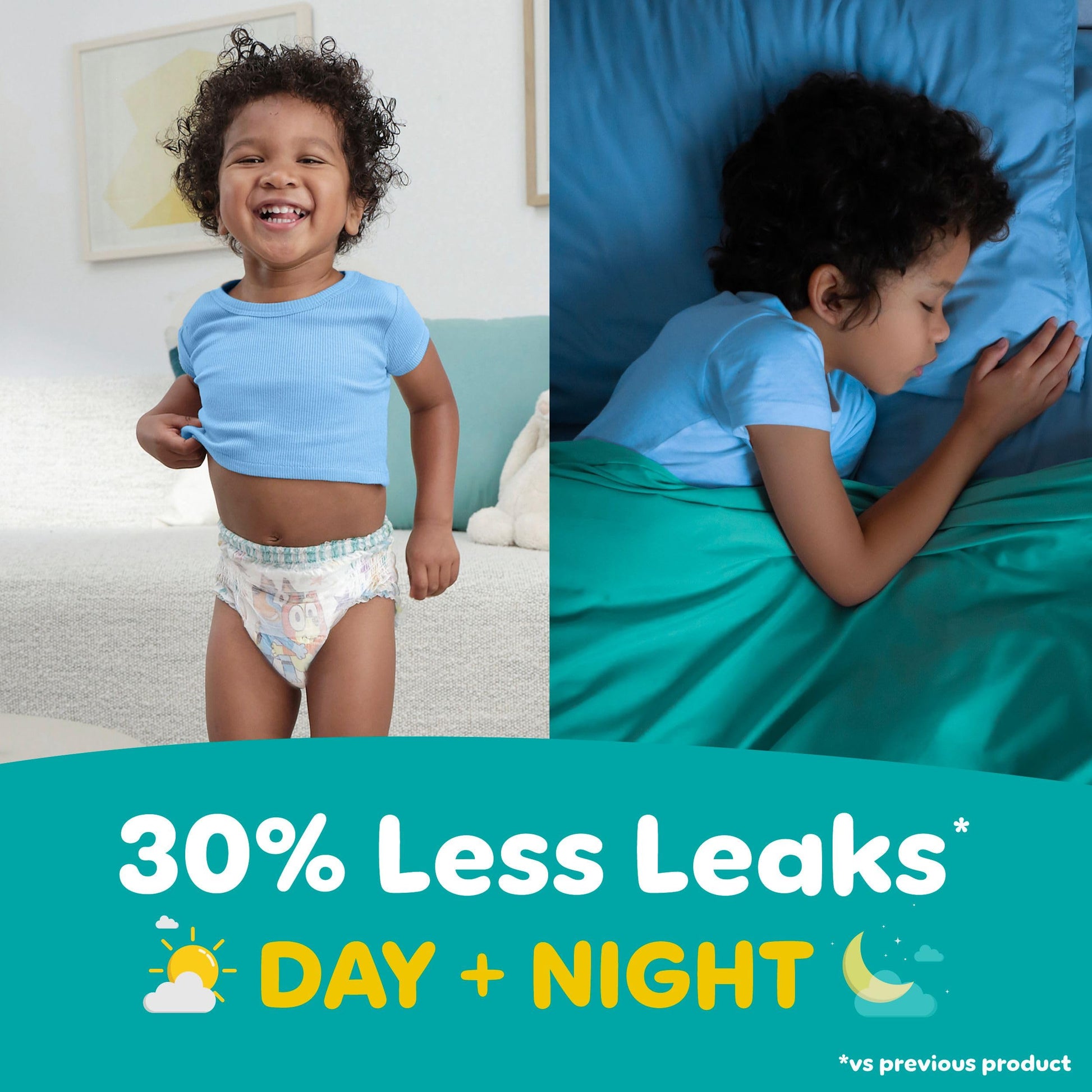 Pampers Easy Ups Training Underwear Boys Size 8 6T-7T, 58 Count