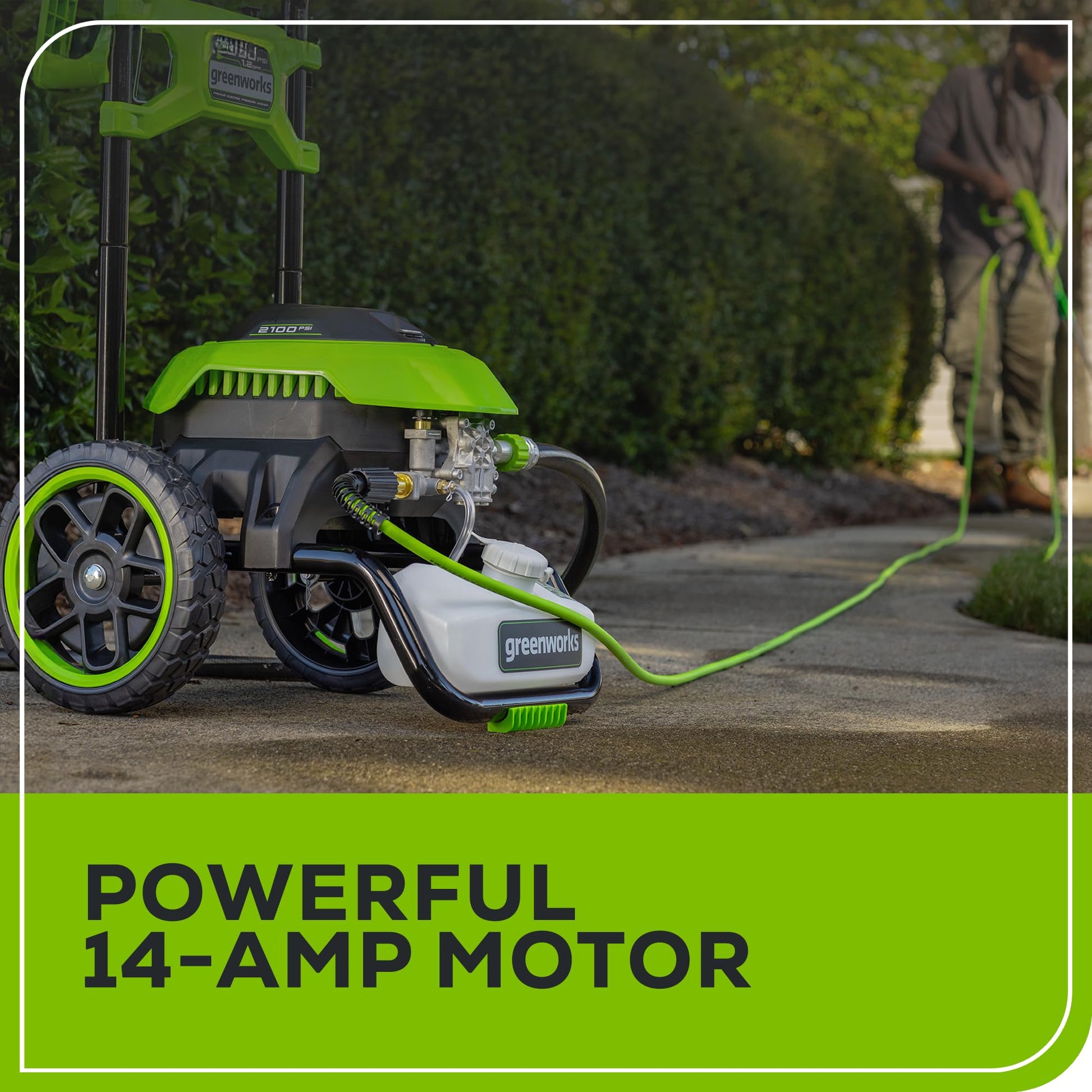 Greenworks 2000 PSI 1.2-Gallon-GPM Cold Water Electric Pressure Washer Greenworks