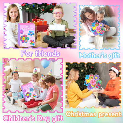 Poke in Fun Art Flower Bouquet Craft Kits for Kids,with 10 Flowers & 2 Butterflies,Arts and Crafts,Mess-Free Craft,DIY Art Activity Birthday Christmas Gifts Ideas for Girls & Boys Ages 4 5 6 7 8 9+ 🍁 All In One Marketplace Canada