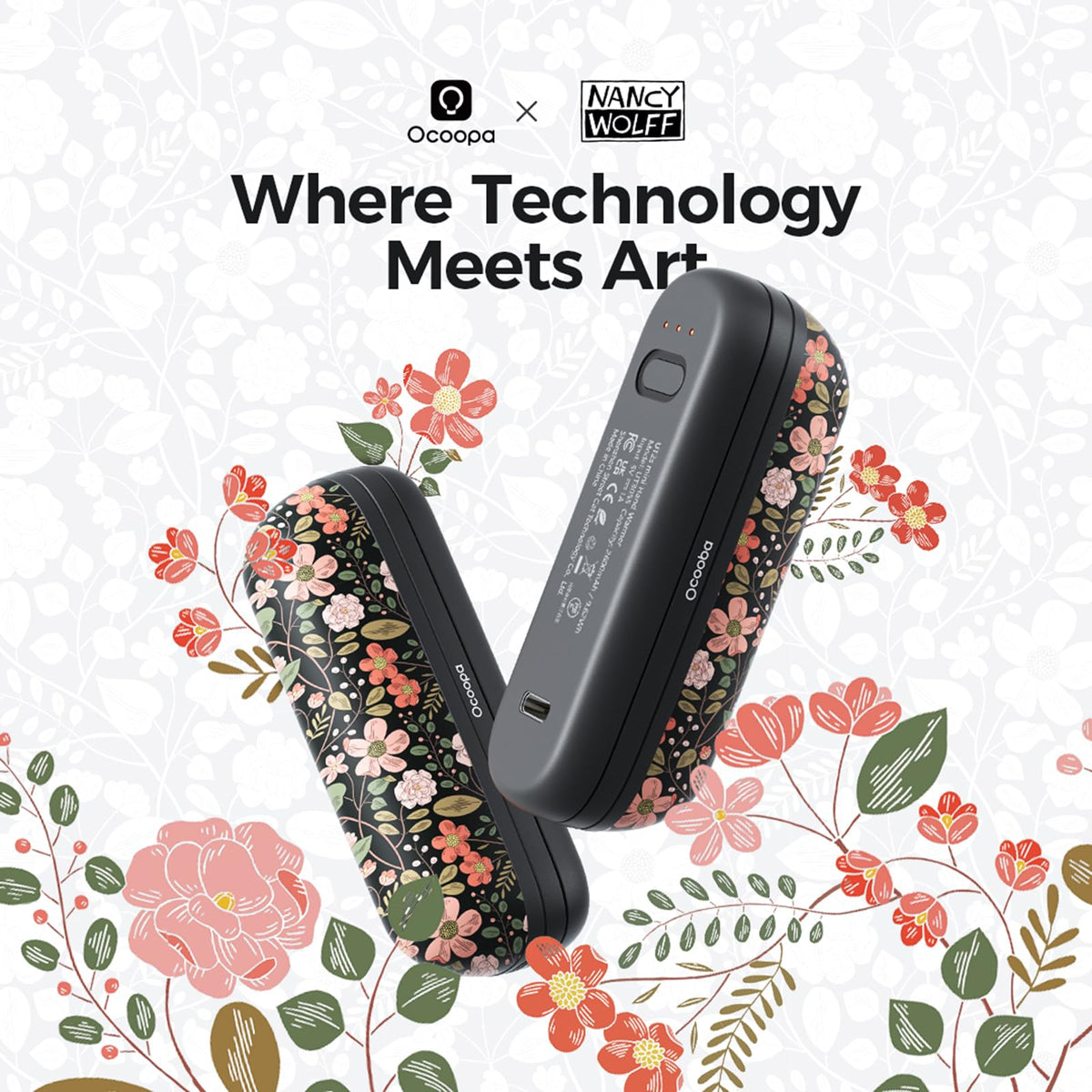 OCOOPA 2 in 1 Magnetic Rechargeable Hand Warmers, UT2s Mini Electric Handwarmers 2 Pack, Split USB-C, Reusable Portable Pocket Heater, Raynauds, Golf, Christmas, Tech Gifts for Women Men 🍁 All In One Marketplace Canada