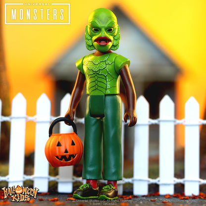Figurine Super7 Halloween Universal Monsters Creature from the Black Lagoon pour enfant - Figurine articulée de 9,5 cm, objets de collection de films classiques Universal Monsters