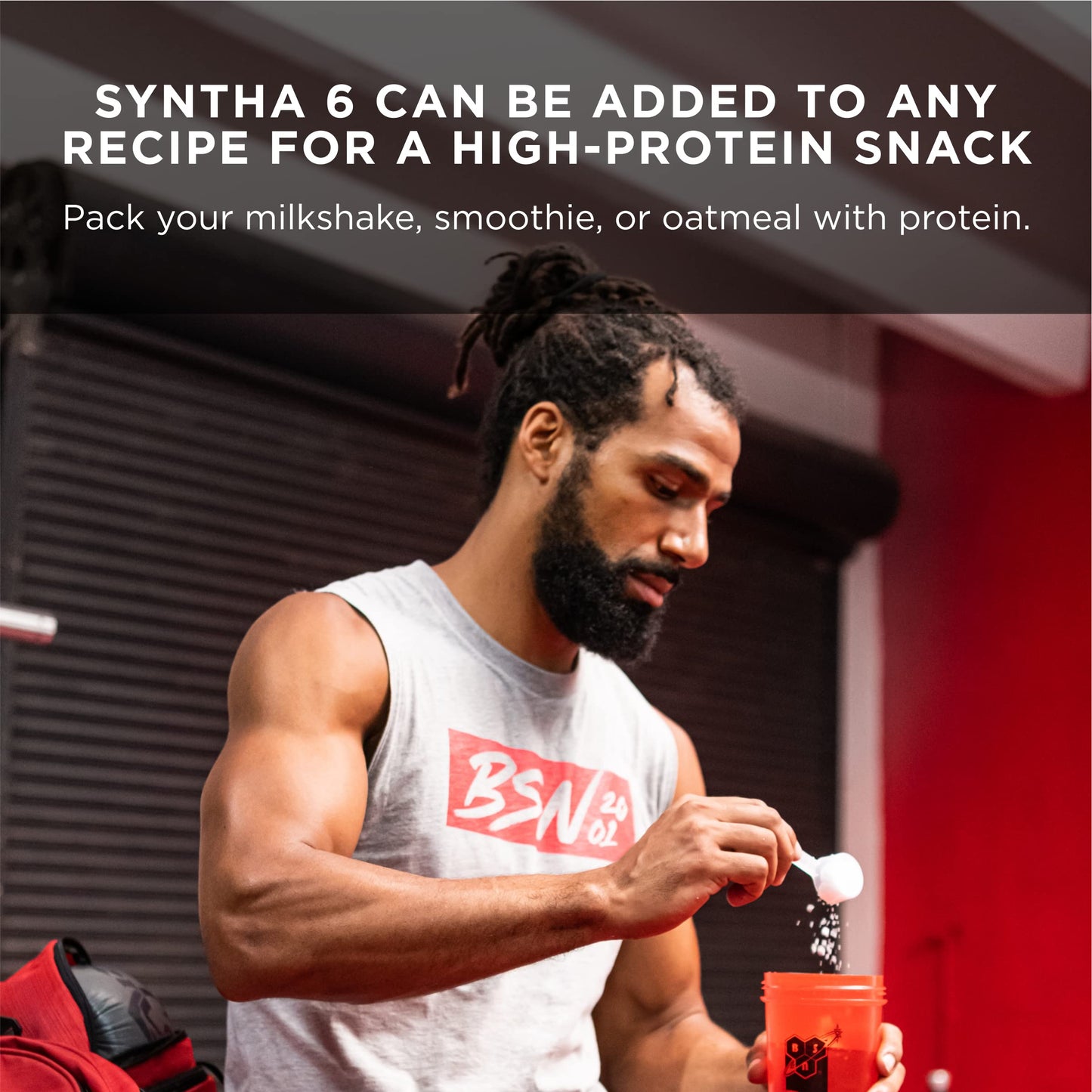 BSN SYNTHA-6 Premium Protein Powder Matrix: Whey Protein + Micellar Casein + Milk Protein Isolate, 2.270g - Vanilla Ice Cream, 48 servings (packaging may vary) BSN