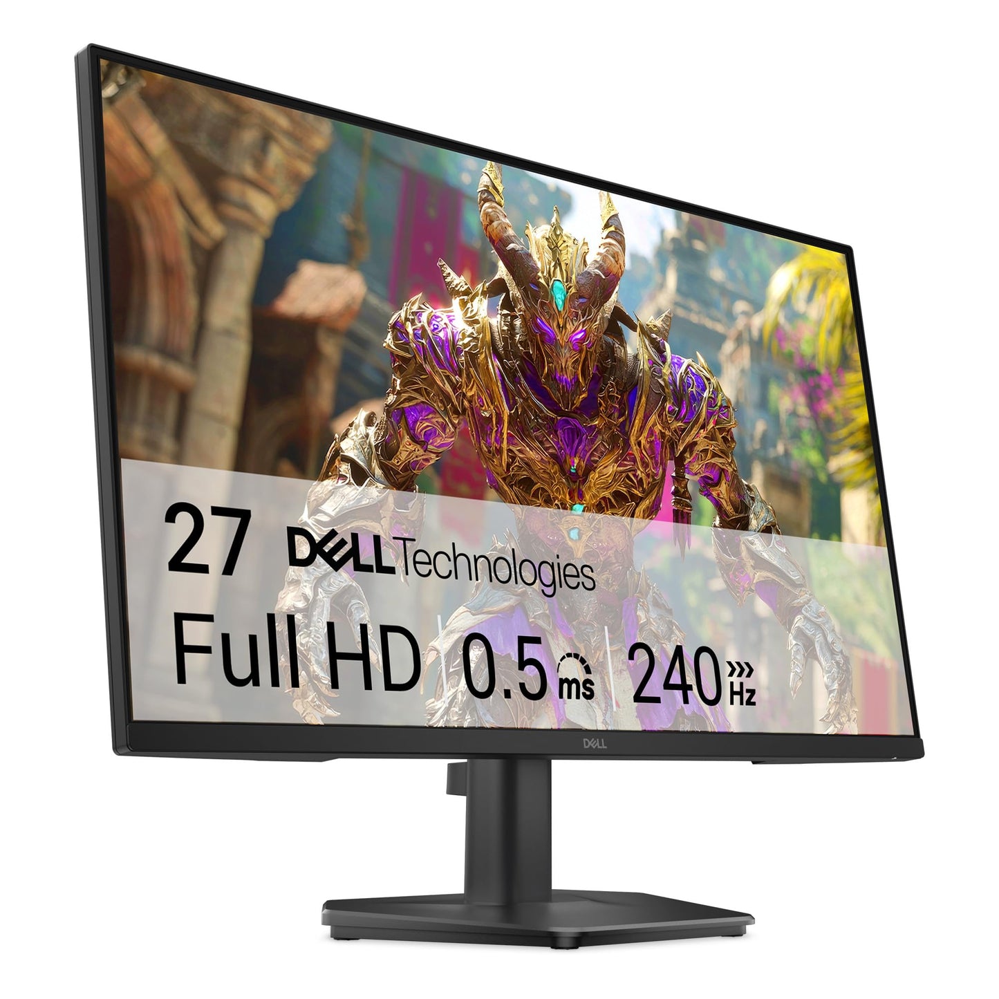 Dell 27 240Hz Gaming Monitor - SE2726HG - 27-inch FHD (1920x1080) 240Hz Display, in-Plane Switching (IPS) Technology, AMD FreeSync Premium, TÜV 3-Star, 2X HDMI, DisplayPort 1.4, Tilt Dell