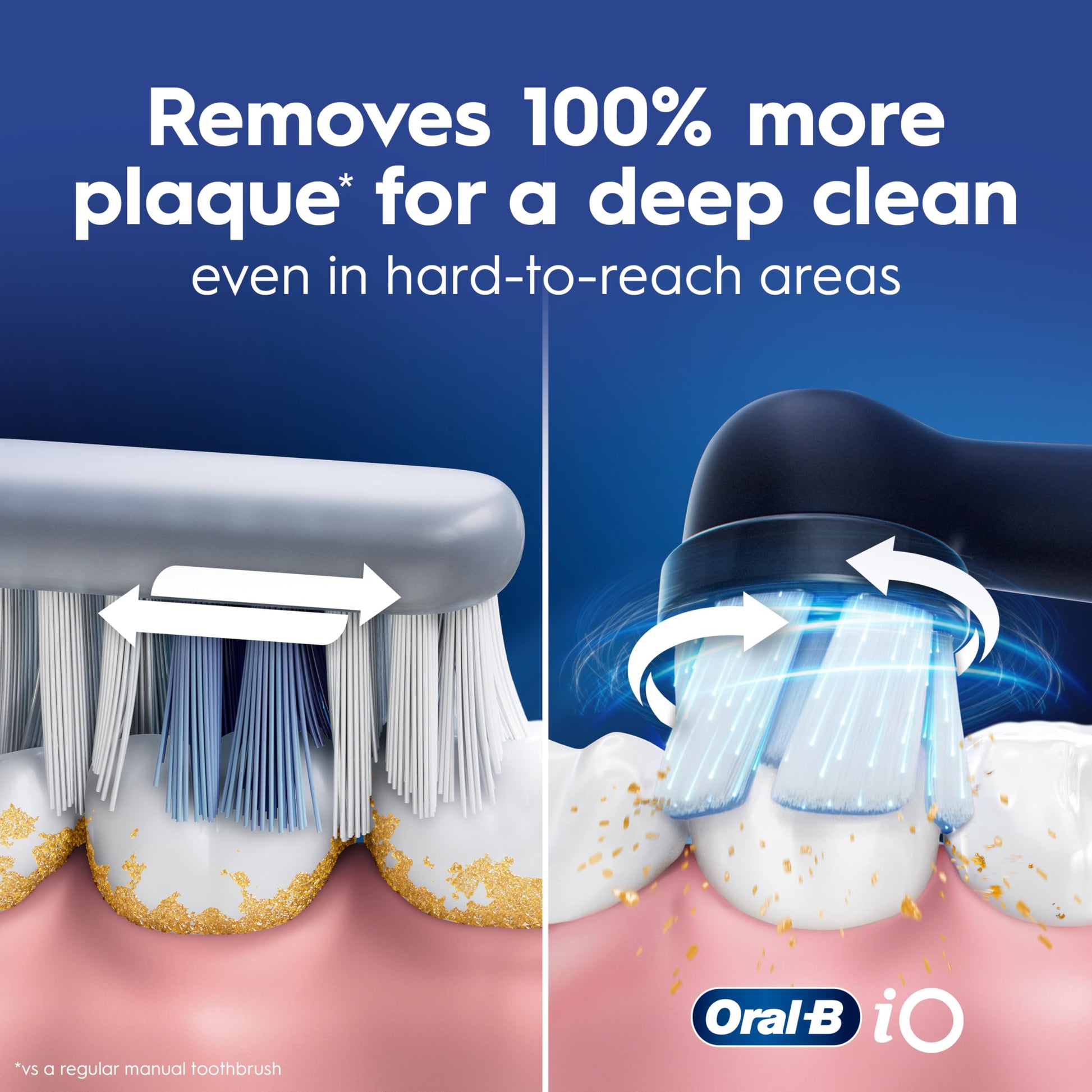 Oral-B iO Series 5 Limited Electric Toothbrush with (3) Brush Head, Rechargeable, Black Oral-B