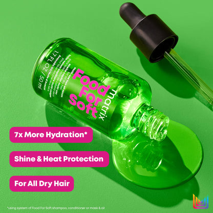 Matrix Multi-Use Hair Oil Serum for All Dry Hair, Hydrating Leave-In Treatment With Avocado Oil, Food for Soft, 50 ml - Available at All In One Marketplace Canada