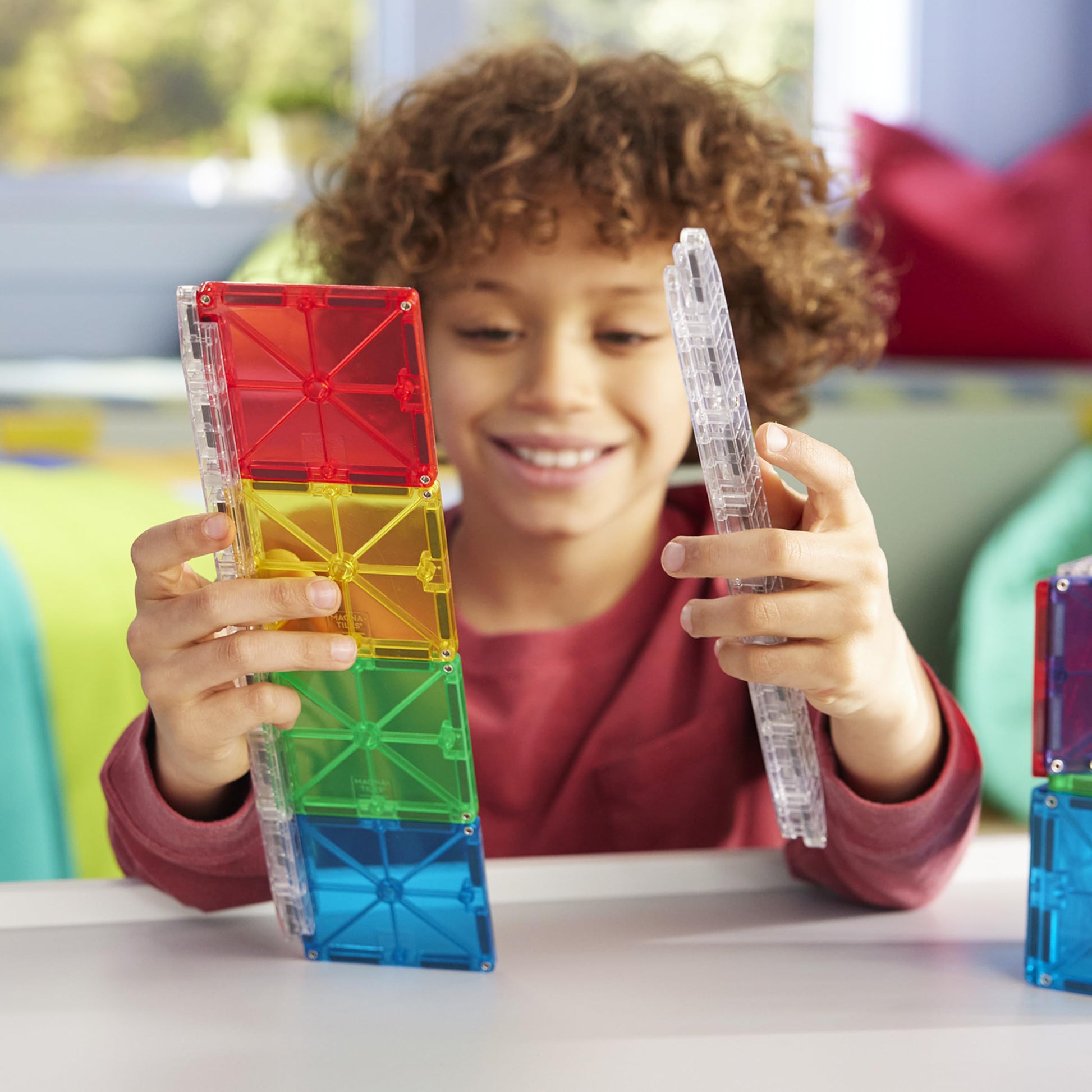 MAGNA-TILES Rail Racers Rail Pack Magnetic Construction Set, The Original Magnetic Building Brand Magna Tiles
