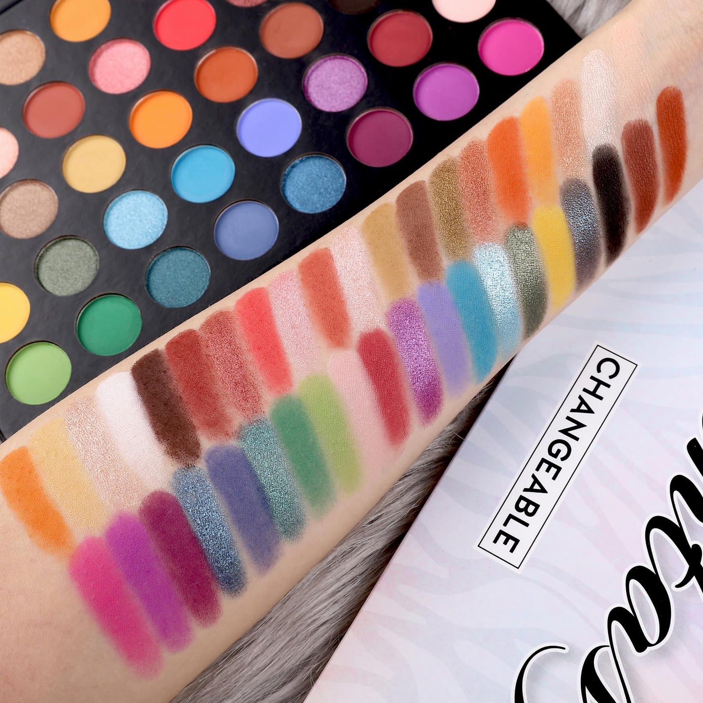 UCANBE Highly Pigmented Eye Makeup Palette, Matte Shimmer Metallic Eyeshadow Pallet Long Lasting Blendable Natural Colors Make Up Eye Shadows Cosmetics Gift Kit - Available at All In One Marketplace Canada
