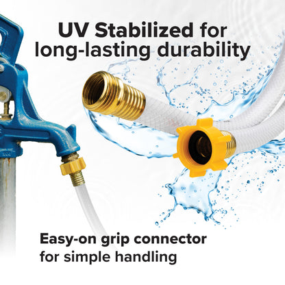 Camco TastePURE 50-Ft RV Drinking Water Hose - Contains No Lead, No BPA & No Phthalate - Features Diamond-Hatch Reinforced PVC Design - 5/8” Inside Diameter, Made in the USA (22793) 🍁 All In One Marketplace Canada