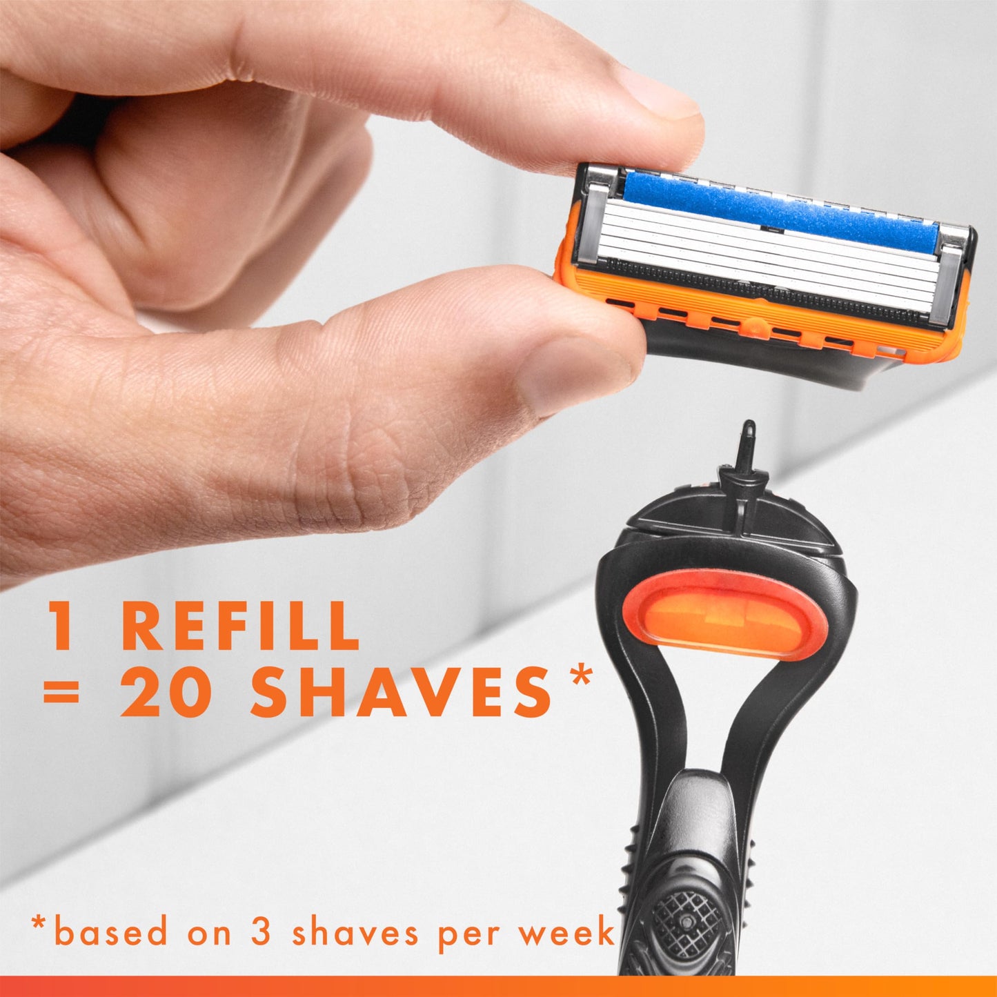 Gillette Fusion5 Men's Razor Blade Refills, 12 Refills - Available at All In One Marketplace Canada