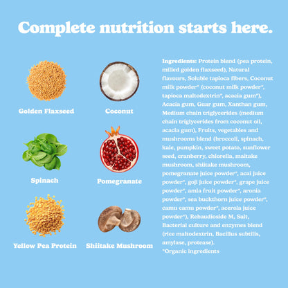 Good Protein Plant-Based Protein Powder - Vanilla Milkshake Flavor, 440g | All-in-One Shake Mix