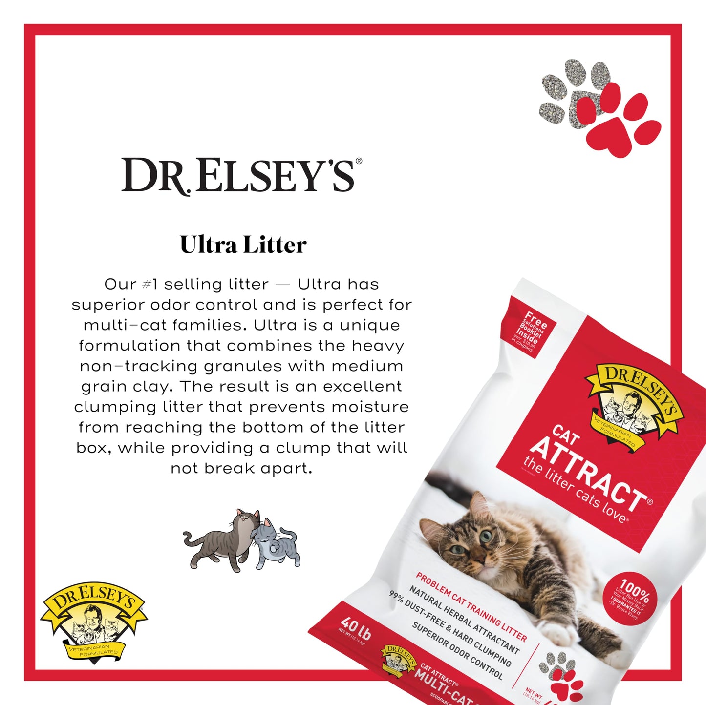 Precious Cat Cat Attract Problem Cat Training Litter, 40 Pound Bag 🍁 All In One Marketplace Canada