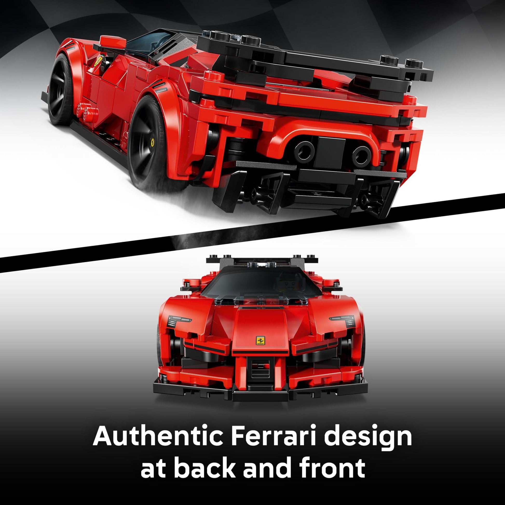 LEGO Speed Champions Ferrari SF90 XX Stradale Sports Car Building Toy for Kids - Building Set W/Ferarri Driver Minifigure for Boys & Girls, Ages 9+ - Gift Idea for Birthdays - 77254 - Available at All In One Marketplace Canada